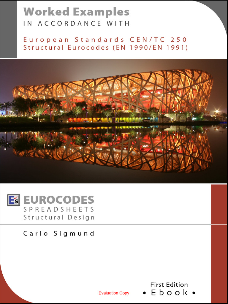 EUROCODE 1991-1 Worked Examples | Download Free PDF | Microsoft Excel ...