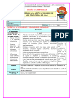 2º U1 S1 Sesion D3 Com Escribimos Una Lista de Nombres de Mis Compañeros