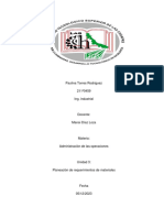 Planificación de Materiales de Requerimientos (MRP)