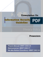 Information Security Policy Guideline 2302118 2302117 2302138