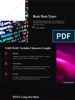 Basic Data Types