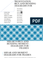 Group 7 Shear Force and Bending Moment Diagrams For Frames