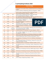 KCET Affiliated Engineering College List - Free PDF Download