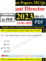 Assistant Director Labour PDF
