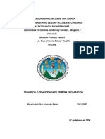 Audiencia de Primera Declaración Penal Piliiiiiiiiiiiii