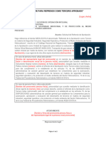 Escrito Libre Opcional - Aprobación - Nom - 007 - Asea - 2016