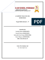 Legal Skills Internal 1 Sem 2