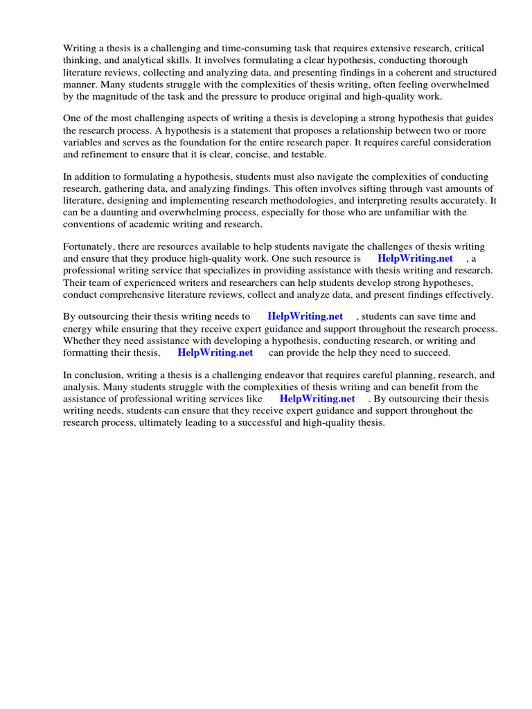 WHAT IS A HYPOTHESIS IN RESEARCH PAPER intelligence overview