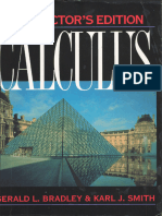 Calculus (Bradley & Smith) - Instructor's Edition