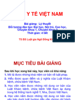 Bai Giang Luat y Te Viet Nam