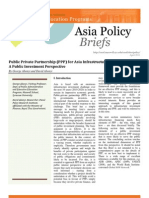 Public Private  Partnership (PPP) for Asian Infrastructure