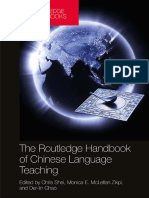 The Routledge Handbook of Chinese Language Teaching