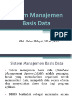 Sistem Manajemen Basis Data