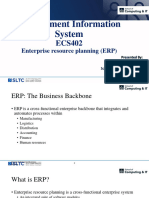 ECS402 - Fundamental of MIS - ERP