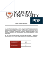 Placements - Manipal University