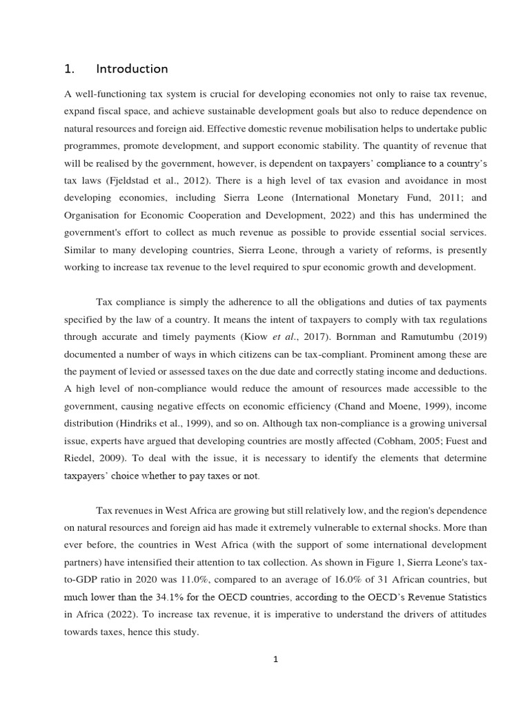 Types of Taxes in Sierra Leone | PDF | Cost Of Living | Taxes