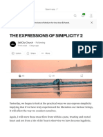 THE EXPRESSIONS OF SIMPLICITY 2 - by SaltCity Church - Feb, 2024 - Medium
