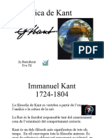 Presentació Filosofia Batx Ètica Kant