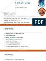 Lecture-4 (Riveted & Bolted Connections)