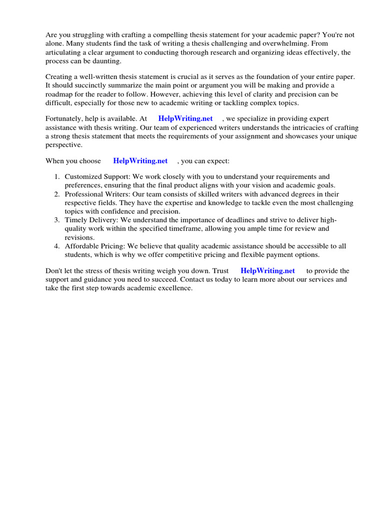 Powerpoint on thesis statements pdf