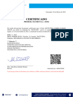 Certificado Matricula 0922974589 60362