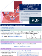 Ud7. Parámetros Básicos de Las Plaquetas. Estudio de La Coagulación