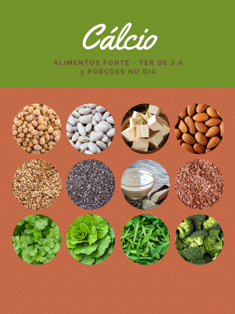 Alimentos Ricos em Cálcio e Ferro | PDF