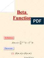 Beta Function