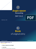 Anglo-Saxon Accounting - Day 2 & 3