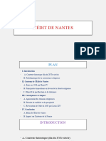 L'édit de Nantes