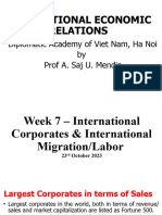 Week 7 International Economic Relations