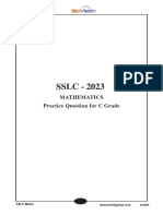 BIO-VISION - SSLC Maths Worksheet Maths (Eng) 23-1