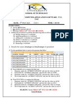 Dcu 201 Dit 107 Computer Applications Software Cat 1