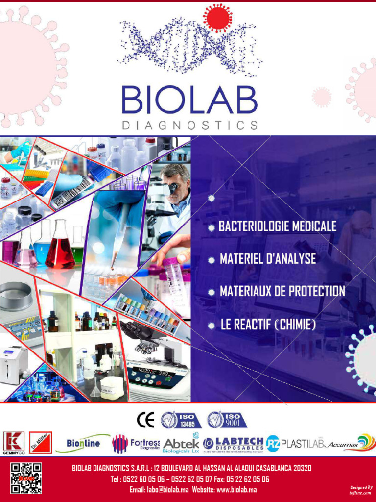 Biolab Catalog | PDF | Blood | Medical Tests