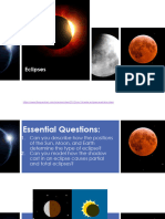 Solar and Lunar Eclipses Powerpoint