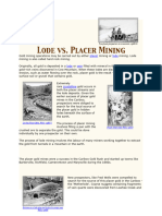 Lode VS Placer Mining