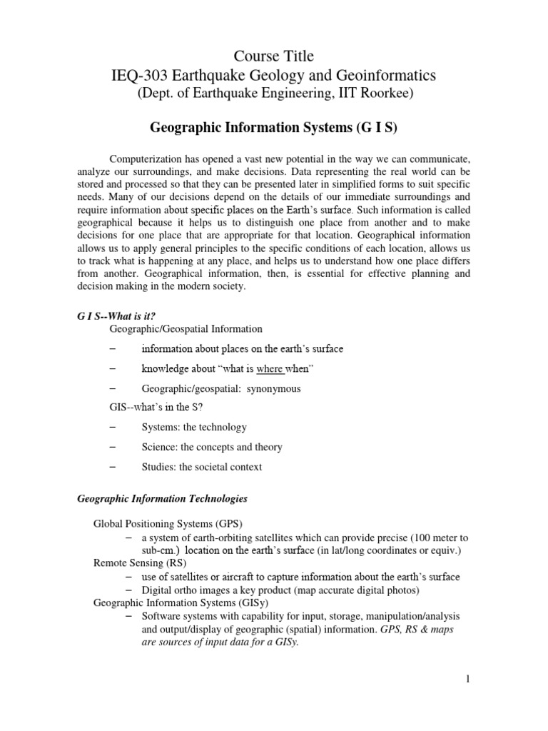 GIS Fundamentals and Applications | PDF | Geographic Information System ...