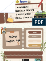 Slide Presentasi Kegiatan KKNT Desa Ungkal