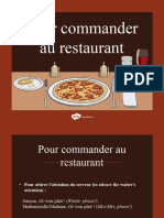 FR2 T 002 How To Order in A Restaurant PowerPoint French
