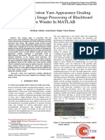 Improving Cotton Yarn Appearance Grading System Using Image Processing of Blackboard Yarn Winder in MATLAB