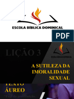 Lição 3 - A sutileza da imoralidade sexual