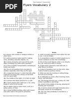 Flyers Vocabulary 2 - Crossword Labs