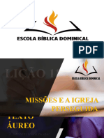 Lição 11 - Missões e A Igreja Perseguida