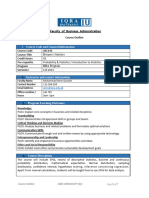 Business Statistics Course Outline NEW