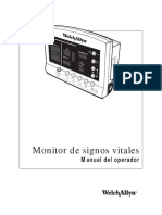 Manual de Uso Monitor de Signos Vitales Welch Allyn 52000