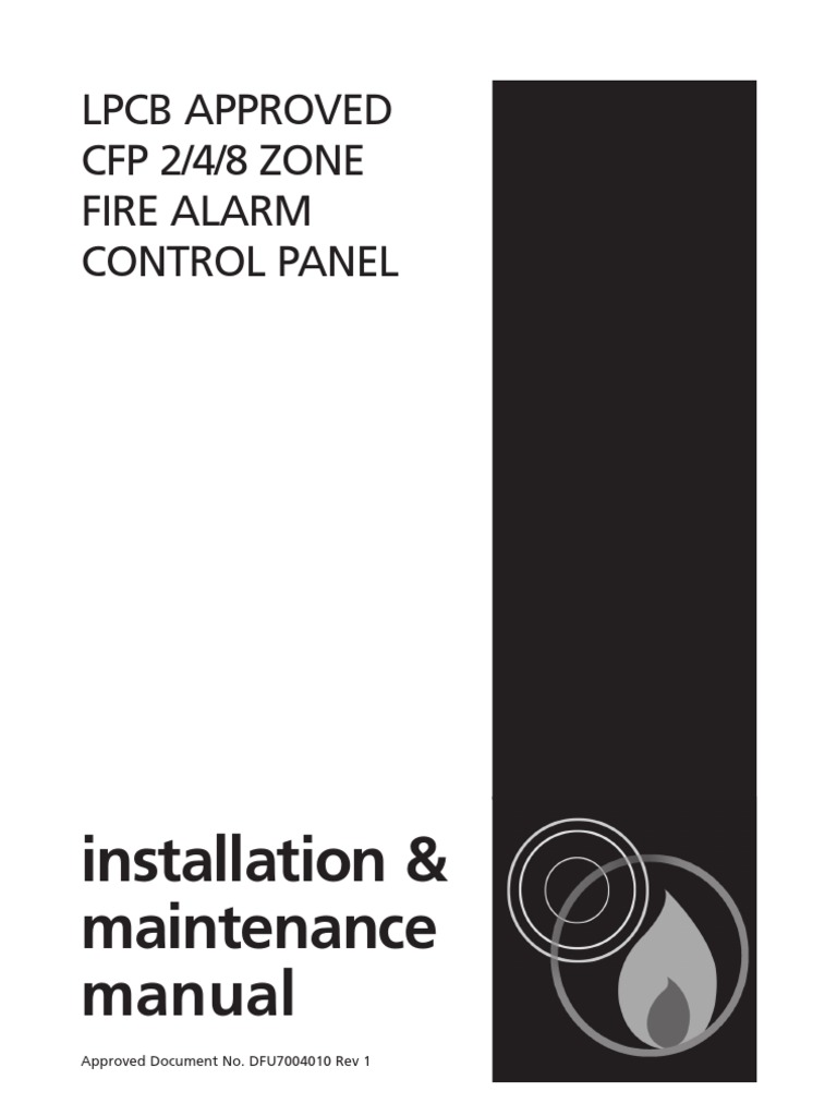 Manuel D'utilisation de La Centrale de Detection Incendie Cfp704-4 ...