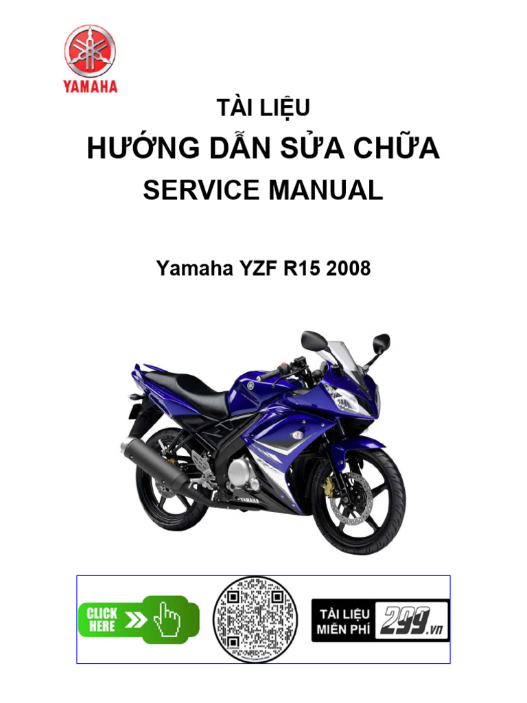 YAMAHA R15 SERVICE MANUAL PDF visual data 6
