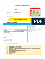 D1 A1 SESIÓN Jugamos para conocernos.