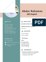 Abdur Rahaman CV