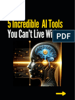 5 Incredible AI Tools ?